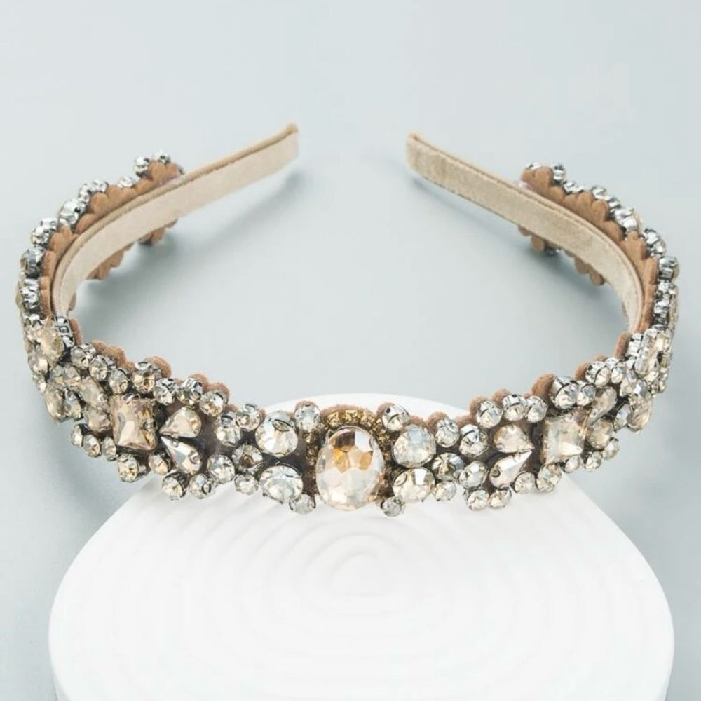 Gorgeous rhinestones‎ beaded Headband